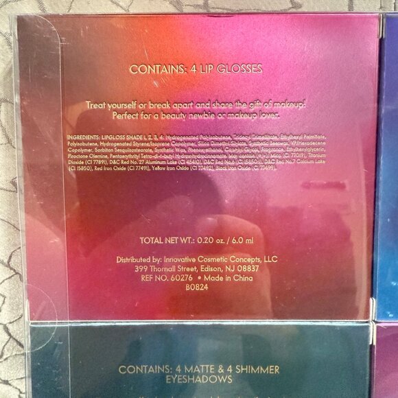 Make up Set (Face Palette, Lip Gloss, Eye Shadow Palette) NEW never used - Picture 8 of 11